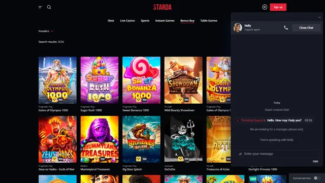 starda casino support