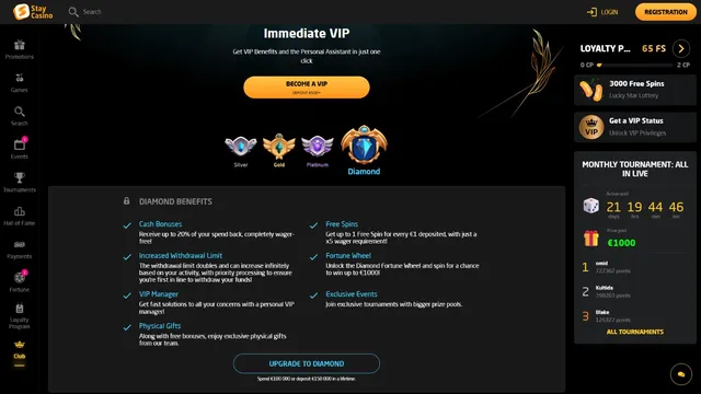 staycasino casino vip club