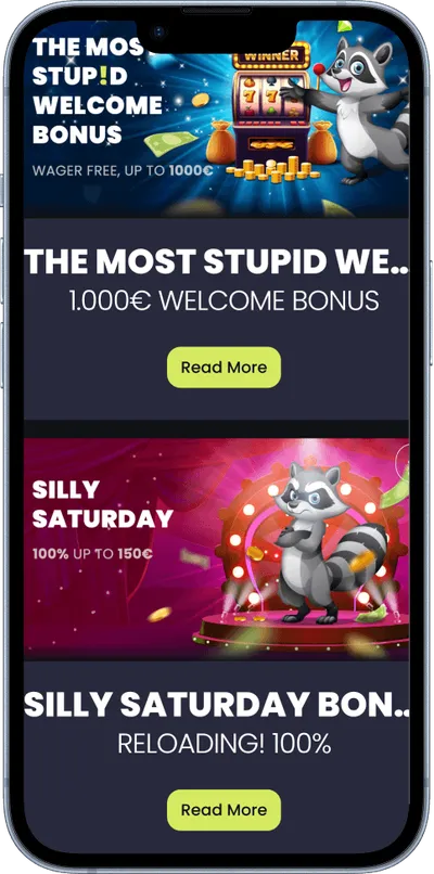 stupid casino phone promotions