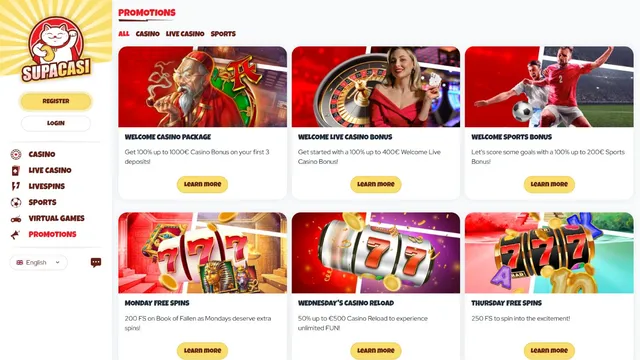 supacasi casino promotions