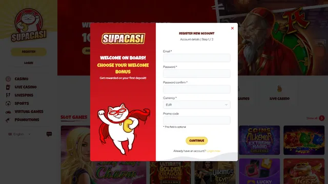 supacasi casino registration