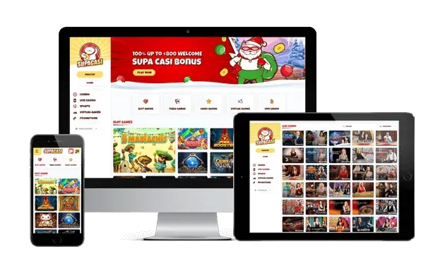 supacasi website screens