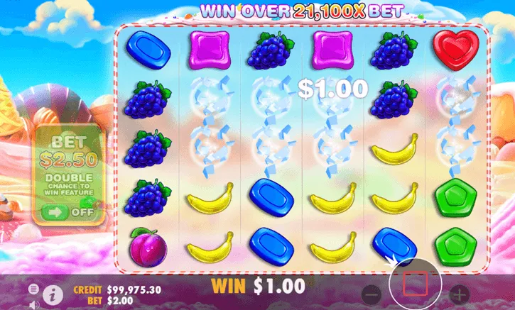 sweet bonanza screen