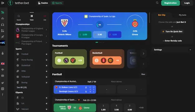 tetherbet casino sports betting