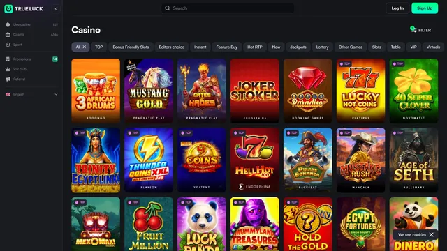trueluck casino games