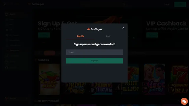 twinvegas casino registration