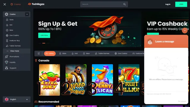 twinvegas casino support