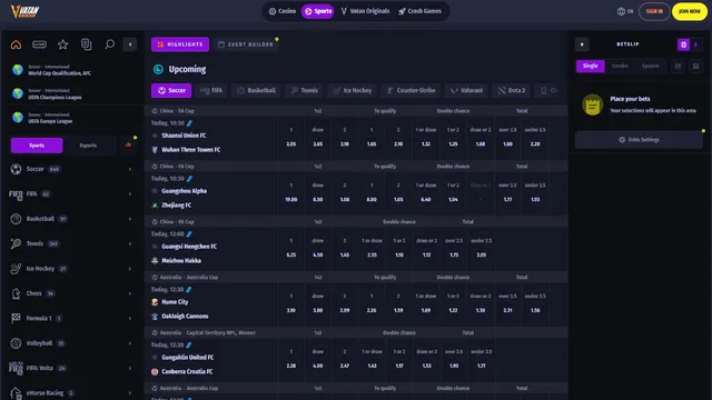 vatan sportsbetting