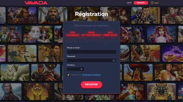 vavada casino registration
