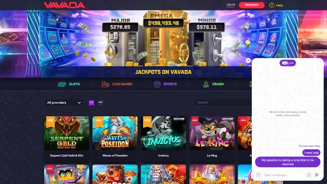 vavada casino support