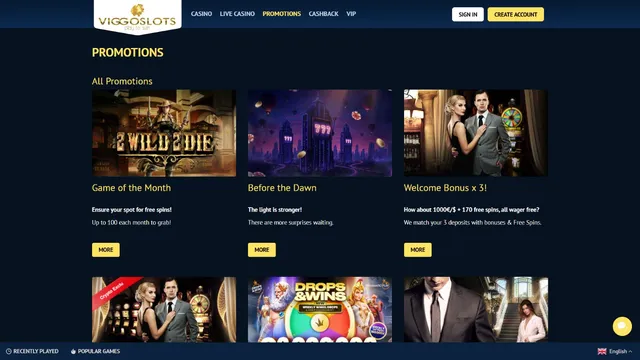 viggoslots casino promotions