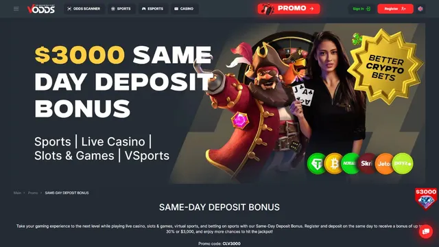 vodds casino welcome bonus