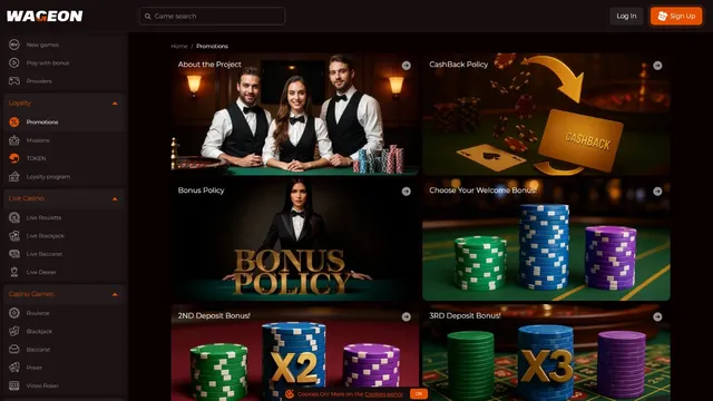 wageon casino promotions