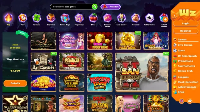 wazamba casino games