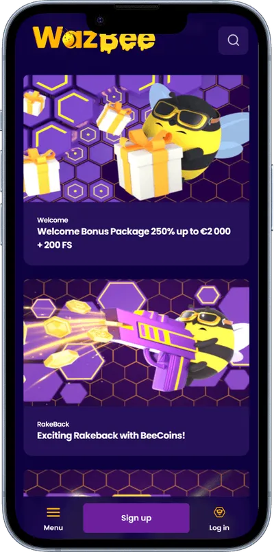 wazbee casino phone promotions