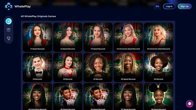 whaleplay casino live games