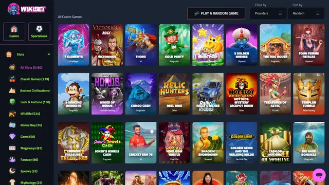 wikibet casino games