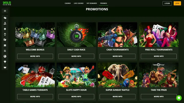 wildcasino promotions
