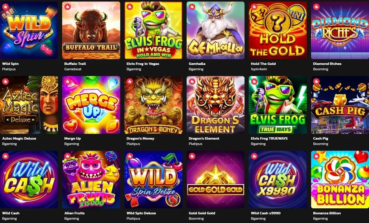 wildcoins casino games