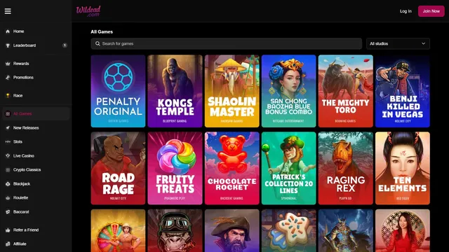 wildead casino games