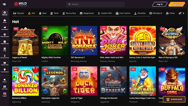 wildtokyo casino games