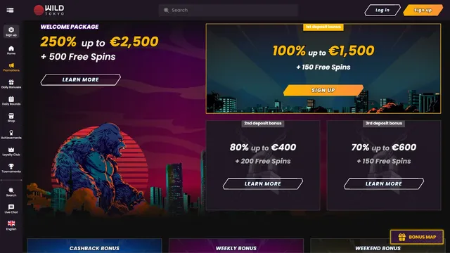 wildtokyo casino promotions