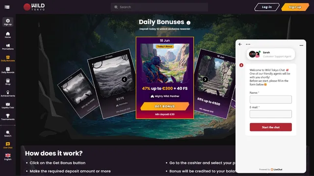 wildtokyo casino support