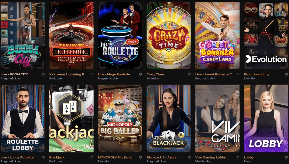 windetta casino live games