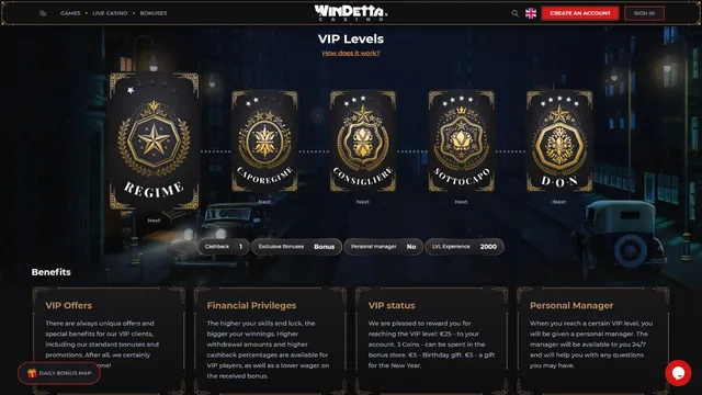 windetta casino vip club