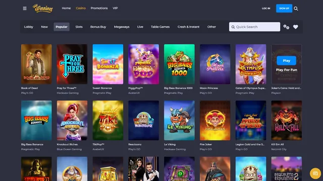 winning casino games