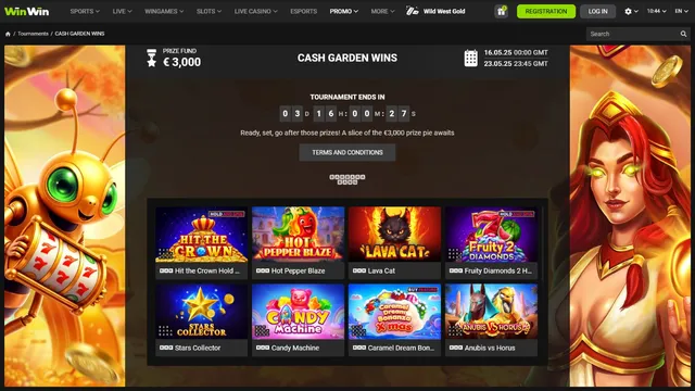 winwin casino tournaments