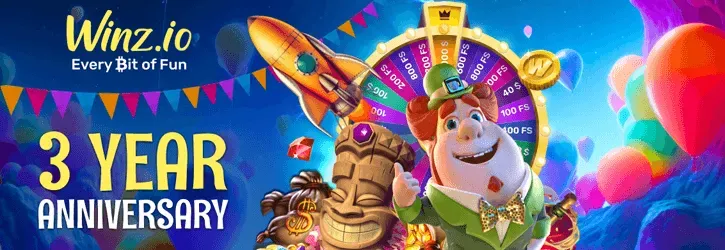 winz casino 3rd birthday promo