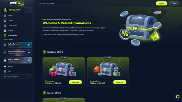 winzter casino promotions