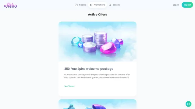 wisho casino promotions