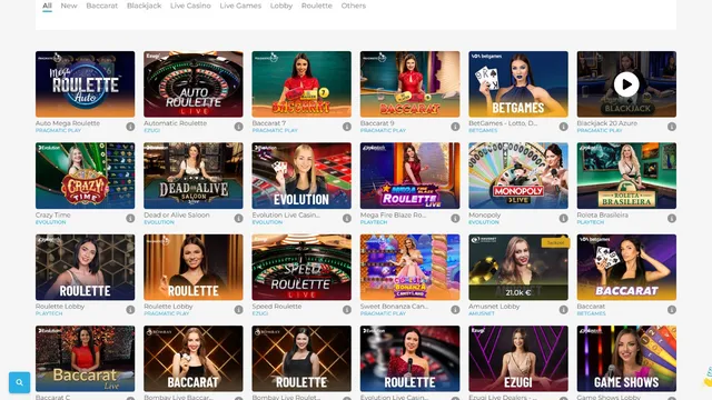 wolfy casino live games