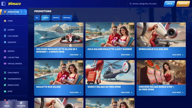 wonaco casino promotions