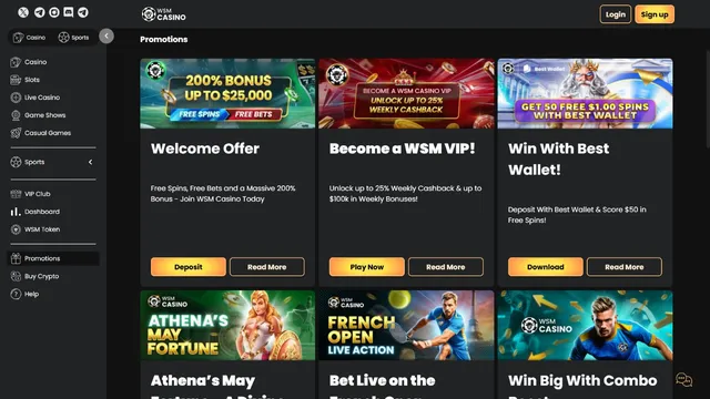 wsm casino promotions