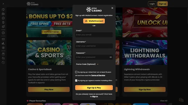 wsm casino registration