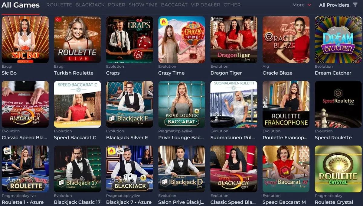 yoju casino live games