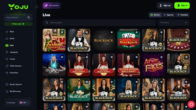 yoju casino live games