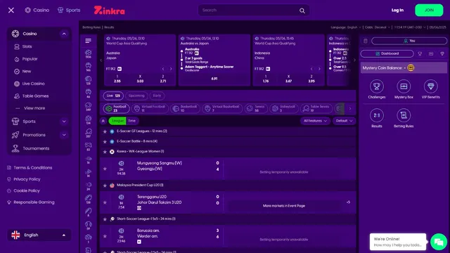 zinkra sportsbetting