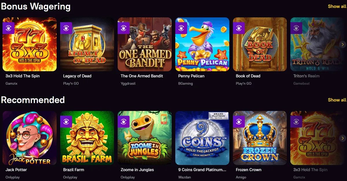 zoome casino games