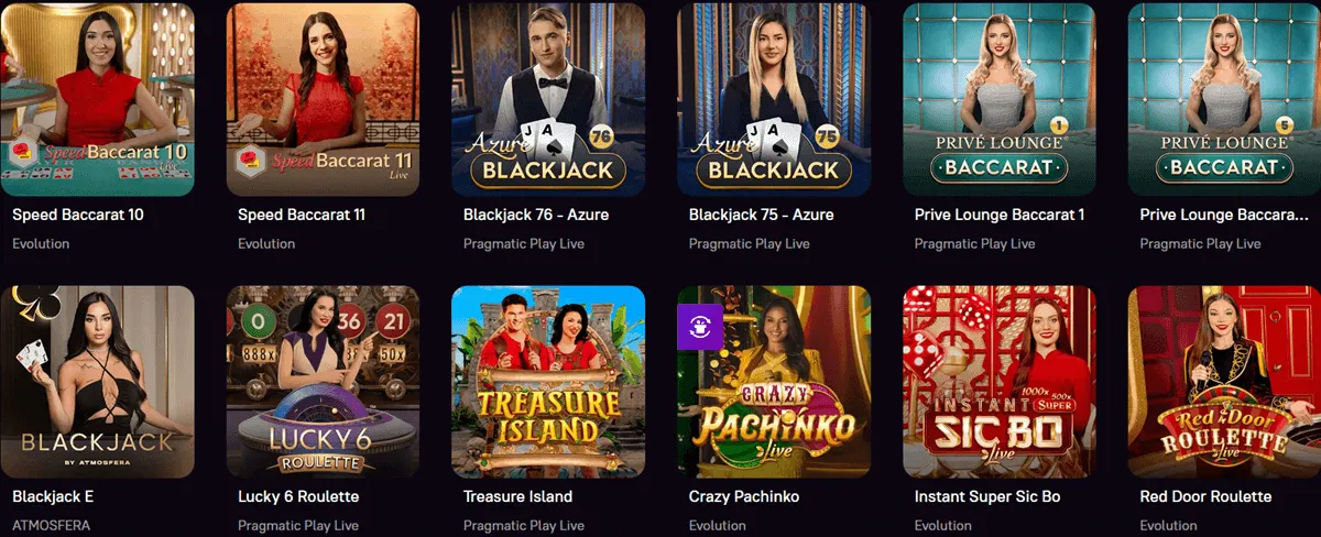 zoome casino live games